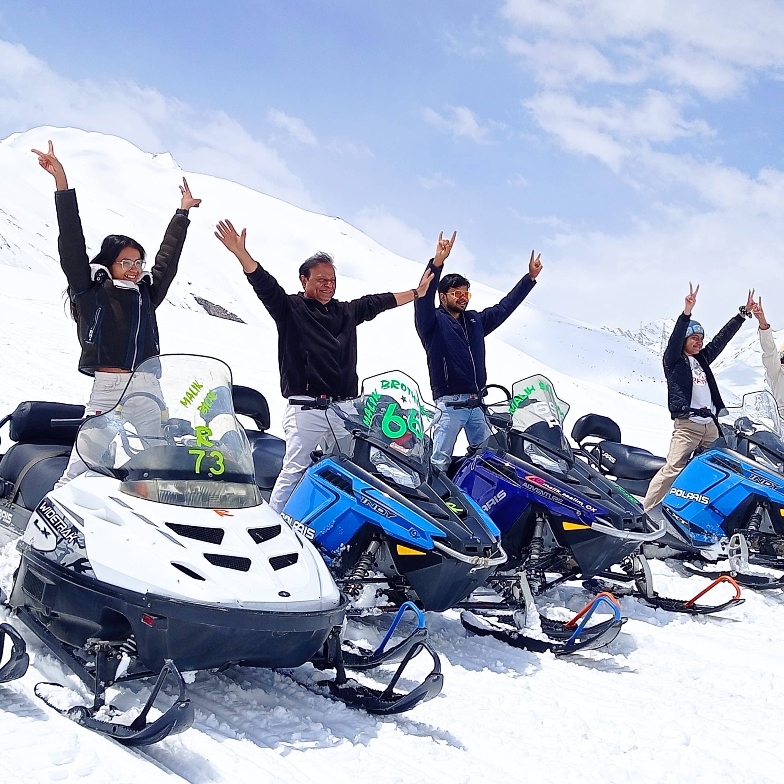 Snow biking Zero Point Zojila Cost